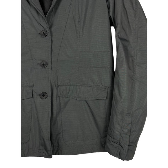 NAU Eco-Tech Grey Button Front Blazer Water Resistant Jacket | Medium - Picture 3 of 11